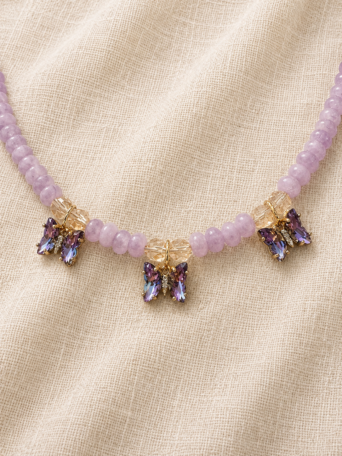 Crystal Butterfly Necklace