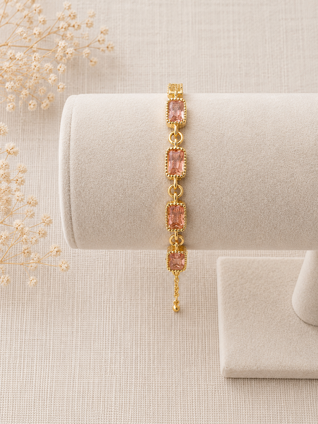 Statement Baguette slider bracelet