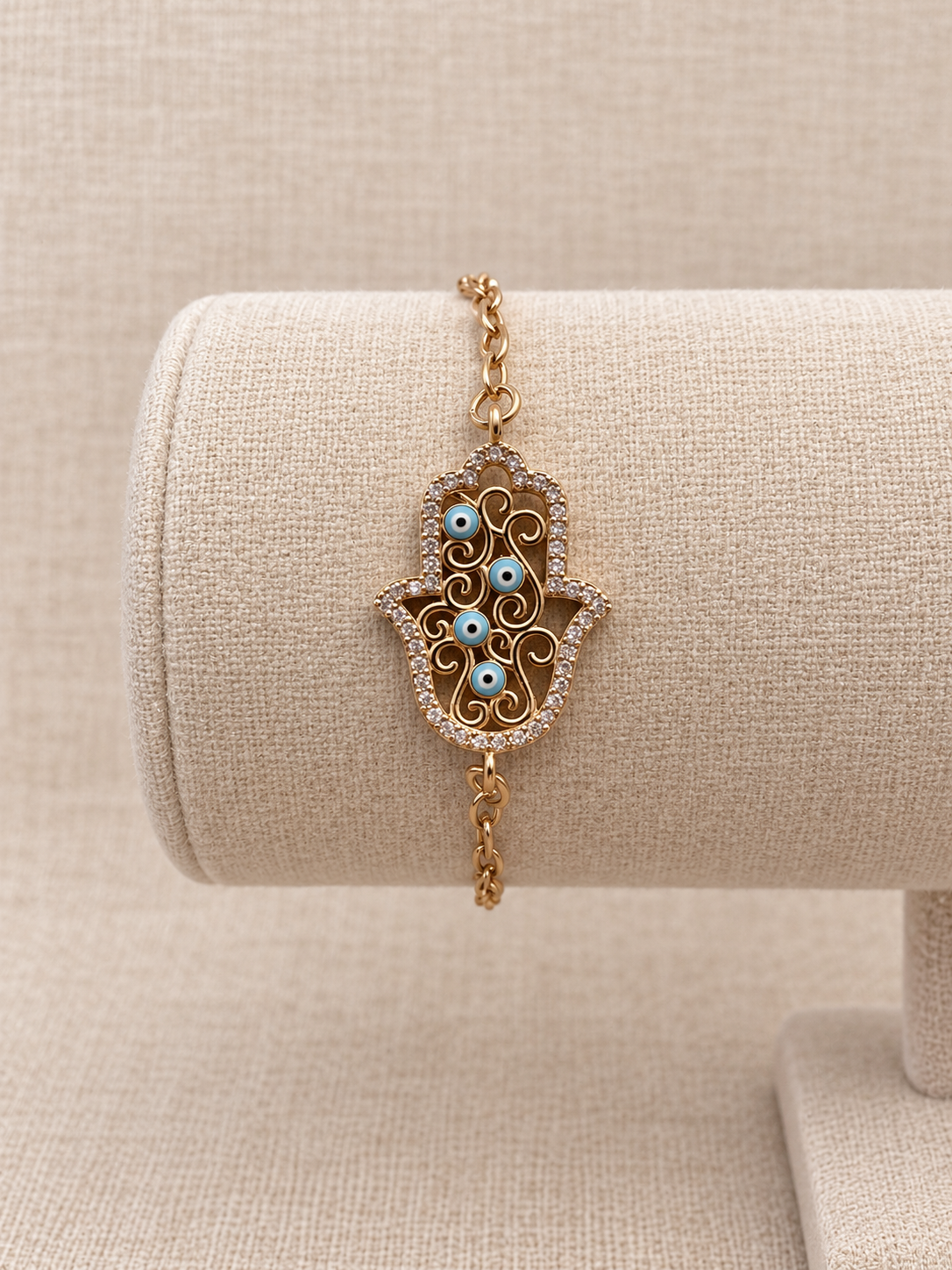 Hamsa Slider Bracelet