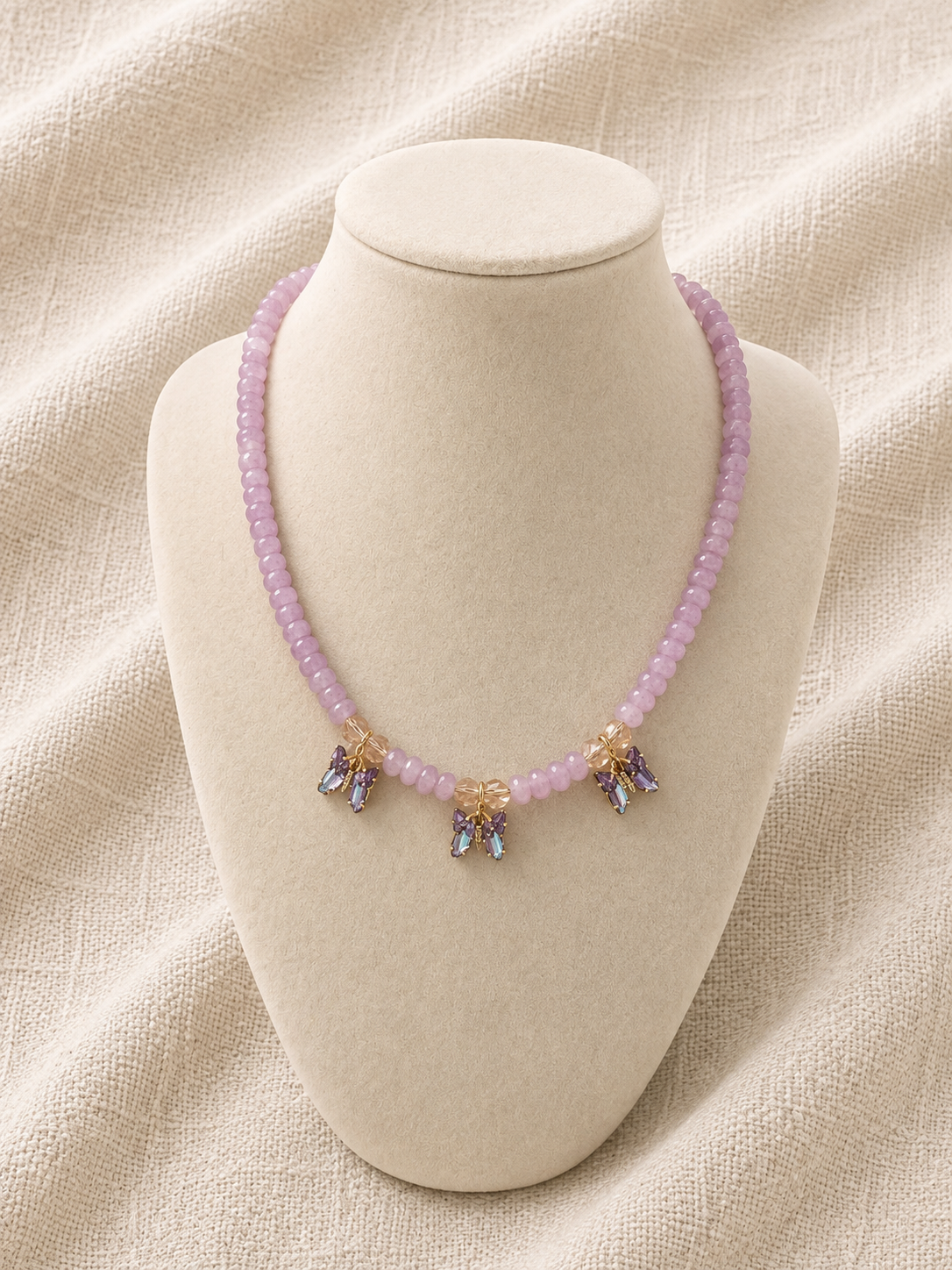 Crystal Butterfly Necklace
